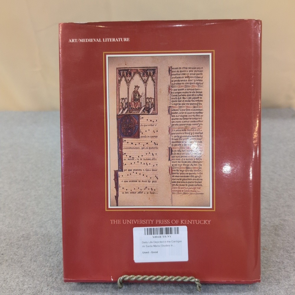 Daily Life Depicted in the Cantigas de Santa Maria Keller Cash Hardcover 1998 - Picture 2 of 5